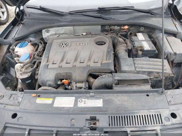 2013 Volkswagen Passat 2.0l Tdi Se მანქანა იყიდება აუქციონზე, vin: 1VWBN7A38DC052702, აუქციონის ნომერი: 45774386