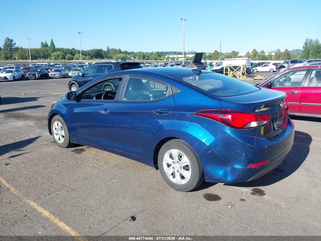 Auction sale of the 2016 Hyundai Elantra Se, vin: 5NPDH4AE2GH700417, lot number: 45774440