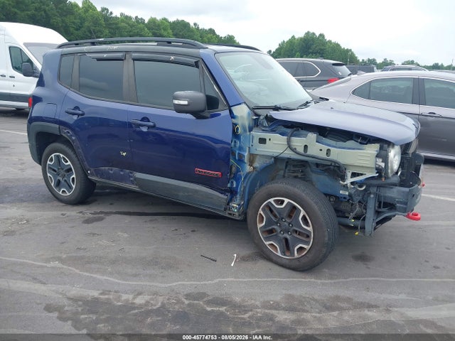 2017 Jeep Renegade Trailhawk მანქანა იყიდება აუქციონზე, vin: ZACCJBCB0HPG58491, აუქციონის ნომერი: 45774753