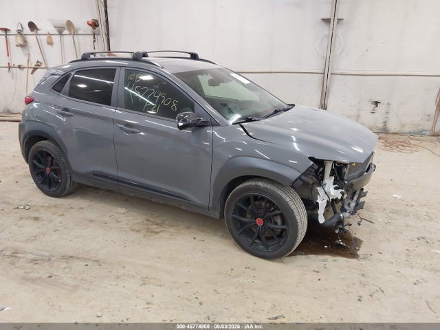 2021 Hyundai Kona Night მანქანა იყიდება აუქციონზე, vin: KM8K6CA59MU708325, აუქციონის ნომერი: 45774908