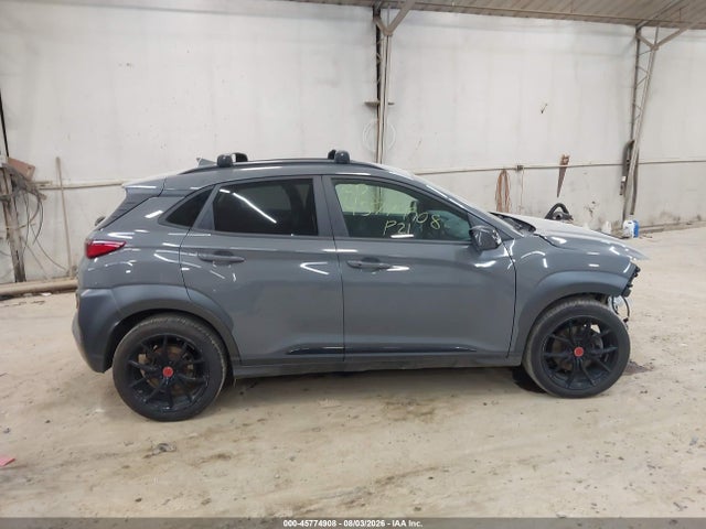 2021 Hyundai Kona Night მანქანა იყიდება აუქციონზე, vin: KM8K6CA59MU708325, აუქციონის ნომერი: 45774908