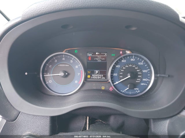 45774933 :رقم المزاد ، JF2GPAPC5F8225879 vin ، 2015 Subaru Xv Crosstrek 2.0i Limited مزاد بيع