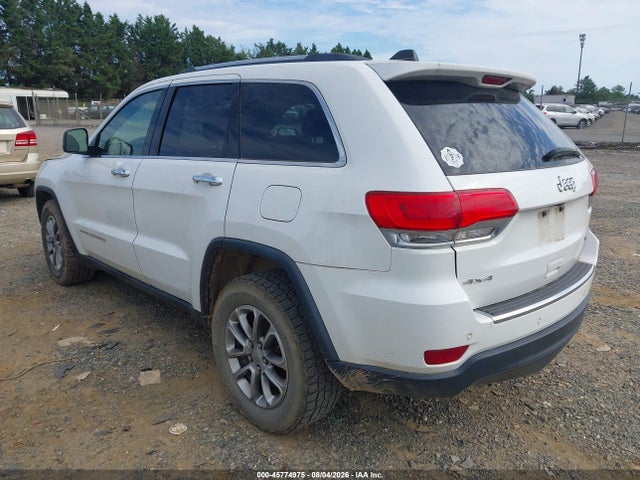 Aukcja sprzedaży 2016 Jeep Grand Cherokee Limited, vin: 1C4RJFBG9GC433911, numer aukcji: 45774975