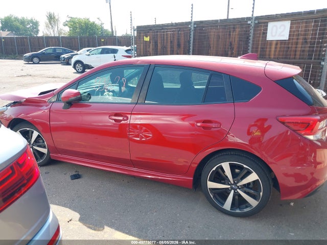 2019 Subaru Impreza 2.0i Sport მანქანა იყიდება აუქციონზე, vin: 4S3GTAM69K3750671, აუქციონის ნომერი: 45775077