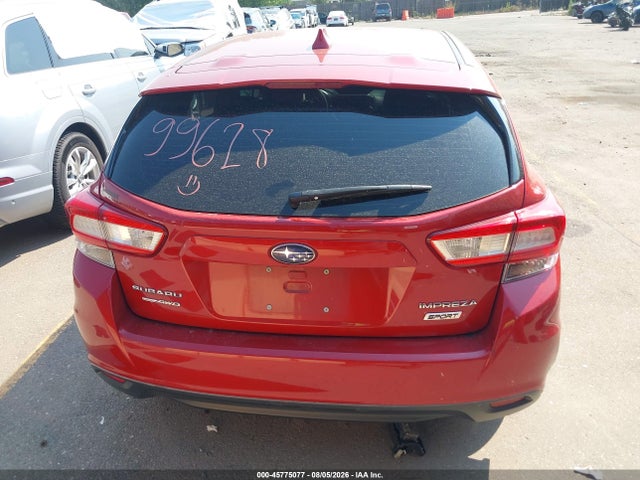 2019 Subaru Impreza 2.0i Sport მანქანა იყიდება აუქციონზე, vin: 4S3GTAM69K3750671, აუქციონის ნომერი: 45775077