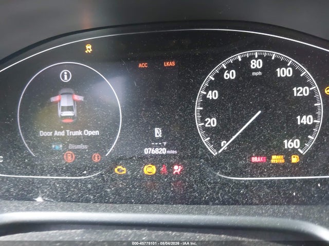 45775101 :رقم المزاد ، 1HGCV1F13LA020215 vin ، 2020 Honda Accord Lx مزاد بيع