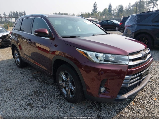 Продажа на аукционе авто 2018 Toyota Highlander Limited Platinum, vin: 5TDDZRFHXJS811294, номер лота: 45775176