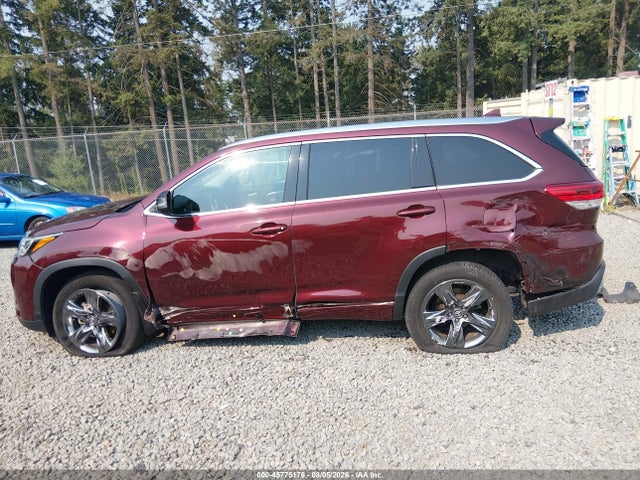 Продажа на аукционе авто 2018 Toyota Highlander Limited Platinum, vin: 5TDDZRFHXJS811294, номер лота: 45775176