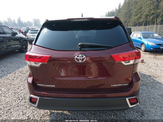 Продажа на аукционе авто 2018 Toyota Highlander Limited Platinum, vin: 5TDDZRFHXJS811294, номер лота: 45775176