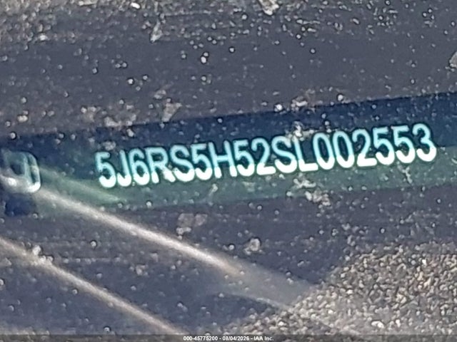 45775200 :رقم المزاد ، 5J6RS5H52SL002553 vin ، 2025 Honda Cr-v Hybrid Sport مزاد بيع