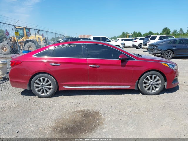 2016 Hyundai Sonata Limited მანქანა იყიდება აუქციონზე, vin: 5NPE34AFXGH381814, აუქციონის ნომერი: 45775404
