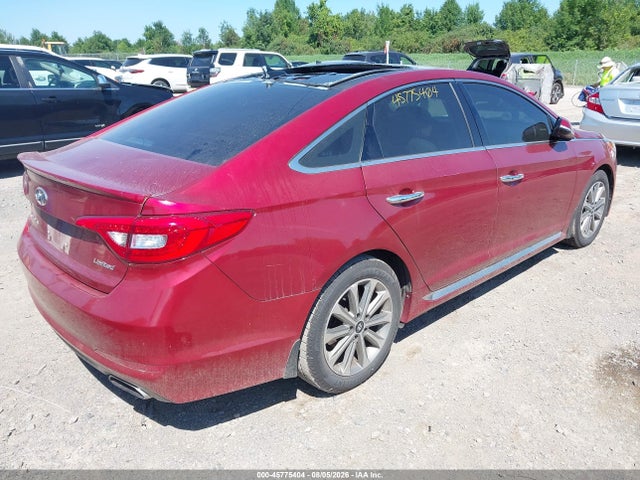 2016 Hyundai Sonata Limited მანქანა იყიდება აუქციონზე, vin: 5NPE34AFXGH381814, აუქციონის ნომერი: 45775404