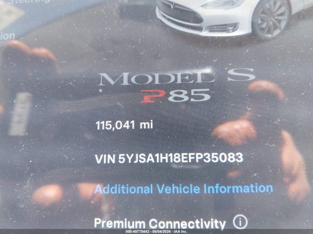 Tesla Model S P85 2014 5YJSA1H18EFP35083 Image 15