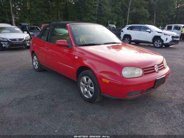 45775519 :رقم المزاد ، 3VWDC21V21M807260 vin ، 2001 Volkswagen Cabrio Glx مزاد بيع
