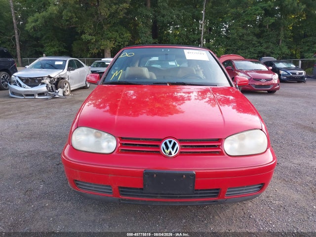 45775519 :رقم المزاد ، 3VWDC21V21M807260 vin ، 2001 Volkswagen Cabrio Glx مزاد بيع