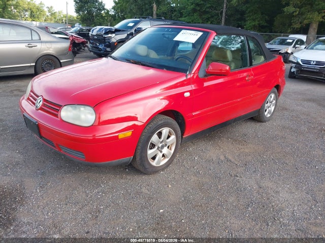 45775519 :رقم المزاد ، 3VWDC21V21M807260 vin ، 2001 Volkswagen Cabrio Glx مزاد بيع