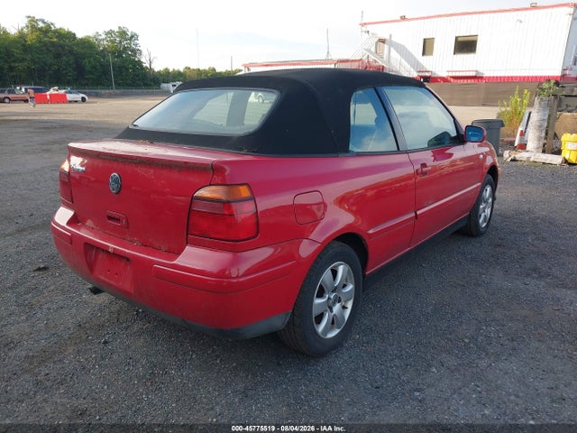 45775519 :رقم المزاد ، 3VWDC21V21M807260 vin ، 2001 Volkswagen Cabrio Glx مزاد بيع