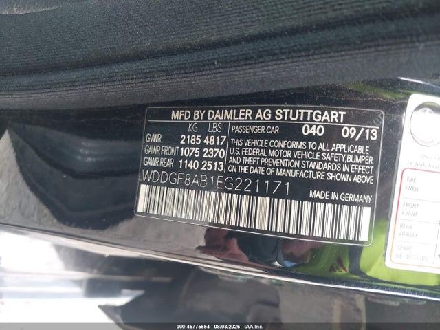 2014 Mercedes-benz C 300 Sport 4matic მანქანა იყიდება აუქციონზე, vin: WDDGF8AB1EG221171, აუქციონის ნომერი: 45775654
