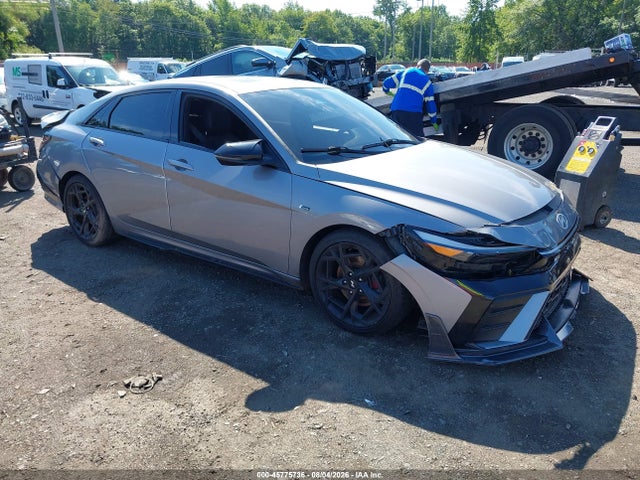 2024 Hyundai Elantra N Line მანქანა იყიდება აუქციონზე, vin: KMHLR4DF3RU733489, აუქციონის ნომერი: 45775736