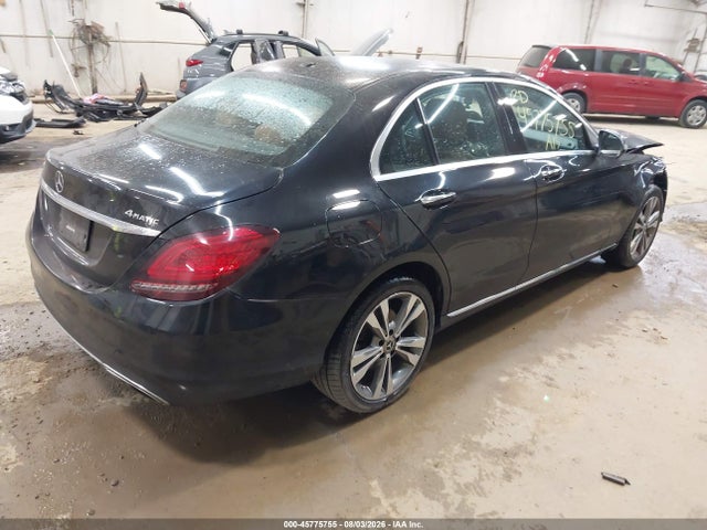 2019 Mercedes-benz C 300 4matic მანქანა იყიდება აუქციონზე, vin: 55SWF8EB9KU291022, აუქციონის ნომერი: 45775755