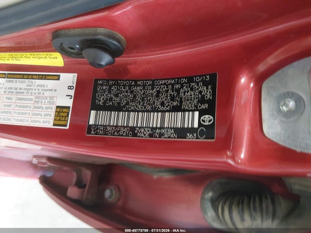 Toyota Prius Three 2014 JTDKN3DU9E1736641 Image 9