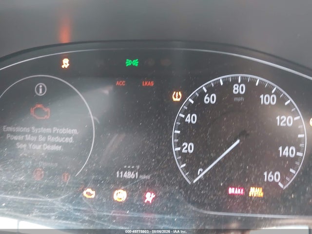 45775903 :رقم المزاد ، 1HGCV1F53JA235206 vin ، 2018 Honda Accord Ex-l مزاد بيع