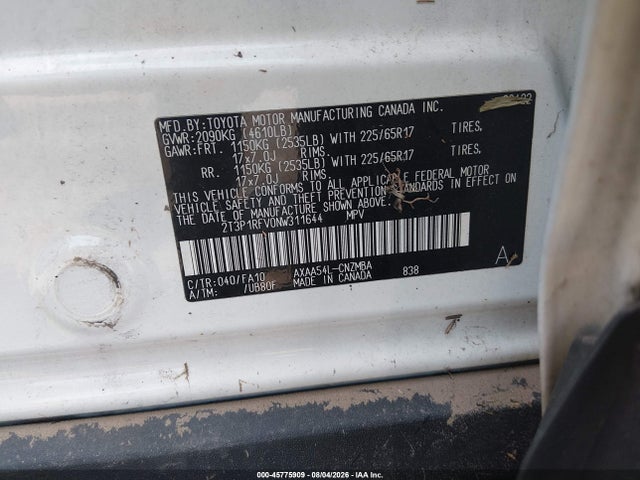Toyota Rav4 Xle 2022 2T3P1RFV0NW311644 Image 9