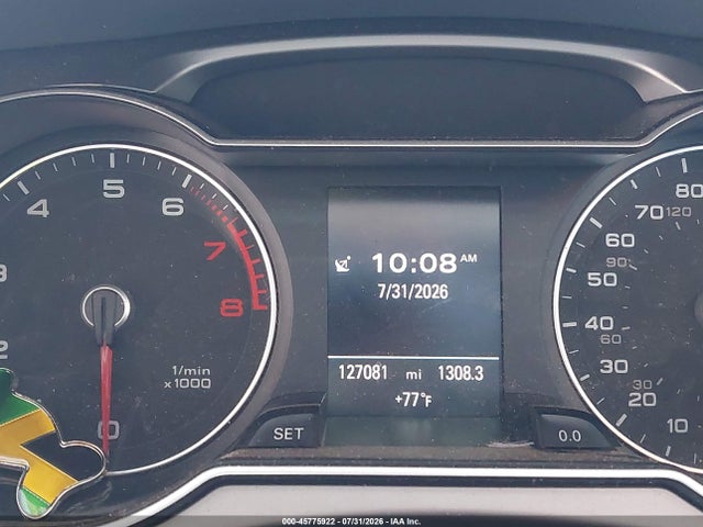 2013 Audi A4 2.0t Premium მანქანა იყიდება აუქციონზე, vin: WAUEFAFL4DN033049, აუქციონის ნომერი: 45775922