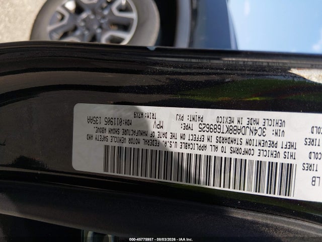 Продаж на аукціоні авто 2019 Jeep Compass Upland Edition 4x4, vin: 3C4NJDAB8KT689625, номер лоту: 45775957