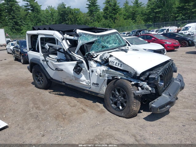 45775973 :رقم المزاد ، 1C4HJXDG4MW750925 vin ، 2021 Jeep Wrangler Unlimited Willys 4x4 مزاد بيع
