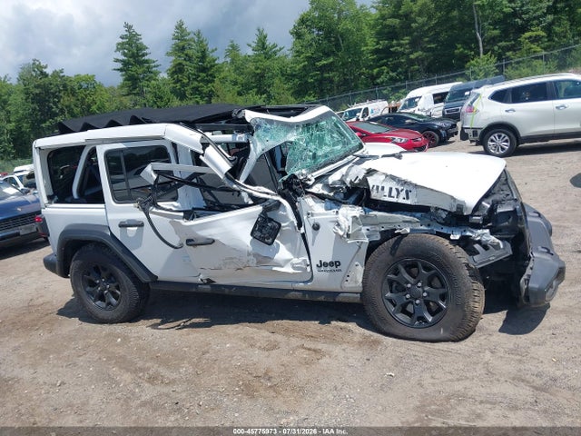 45775973 :رقم المزاد ، 1C4HJXDG4MW750925 vin ، 2021 Jeep Wrangler Unlimited Willys 4x4 مزاد بيع