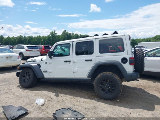 45775973 :رقم المزاد ، 1C4HJXDG4MW750925 vin ، 2021 Jeep Wrangler Unlimited Willys 4x4 مزاد بيع