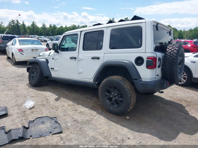 45775973 :رقم المزاد ، 1C4HJXDG4MW750925 vin ، 2021 Jeep Wrangler Unlimited Willys 4x4 مزاد بيع