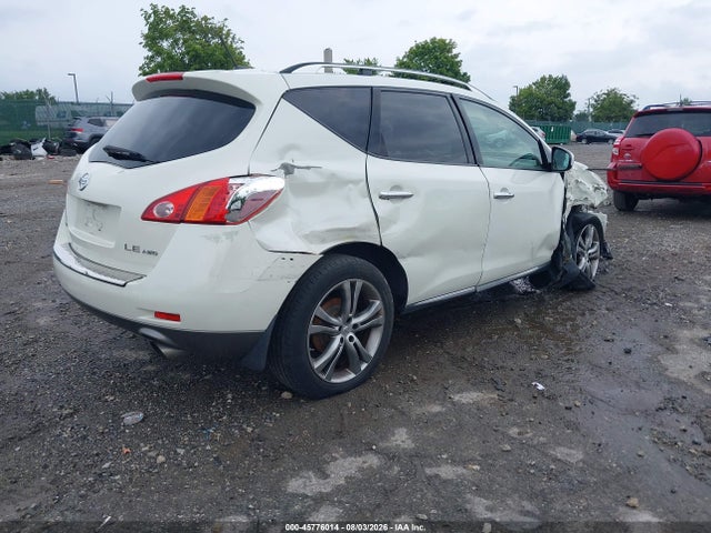 Продажа на аукционе авто 2010 Nissan Murano Le, vin: JN8AZ1MW3AW112499, номер лота: 45776014