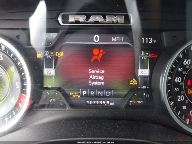 2019 Ram 1500 Laramie მანქანა იყიდება აუქციონზე, vin: 1C6SRFJT7KN612686, აუქციონის ნომერი: 45776024