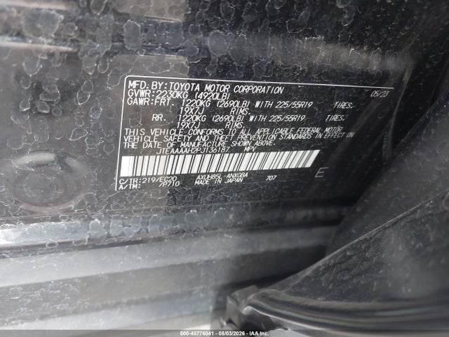 Toyota Venza Xle 2023 JTEAAAAH2PJ136187 Image 9