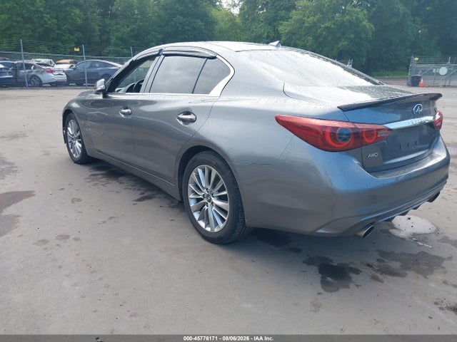 2019 Infiniti Q50 3.0t Luxe მანქანა იყიდება აუქციონზე, vin: JN1EV7AR4KM554394, აუქციონის ნომერი: 45776171