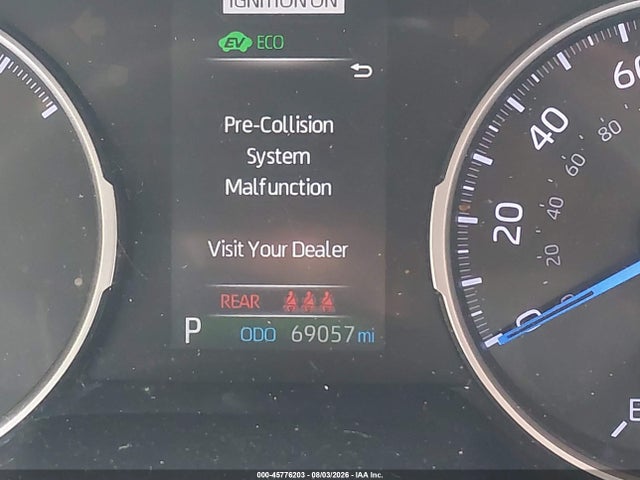45776203 :رقم المزاد ، JTMRWRFV7KD032131 vin ، 2019 Toyota Rav4 Hybrid Xle مزاد بيع