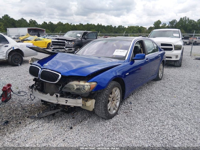 2008 Bmw 750li მანქანა იყიდება აუქციონზე, vin: WBAHN83558DT78150, აუქციონის ნომერი: 45776347