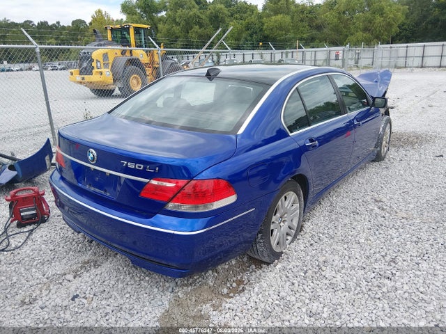 2008 Bmw 750li მანქანა იყიდება აუქციონზე, vin: WBAHN83558DT78150, აუქციონის ნომერი: 45776347