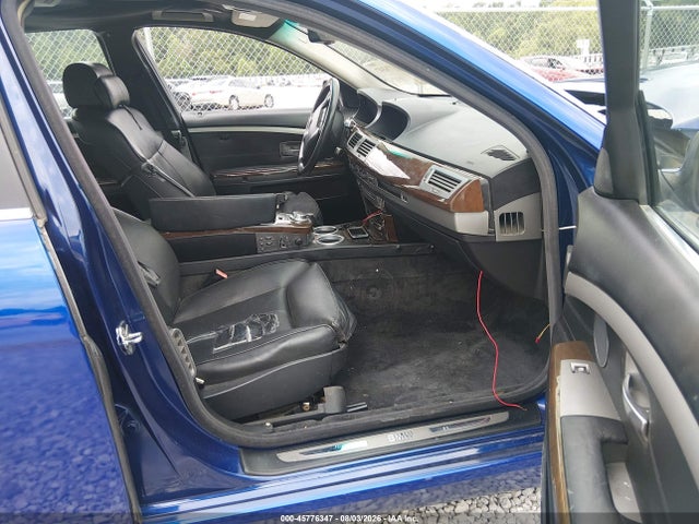 2008 Bmw 750li მანქანა იყიდება აუქციონზე, vin: WBAHN83558DT78150, აუქციონის ნომერი: 45776347
