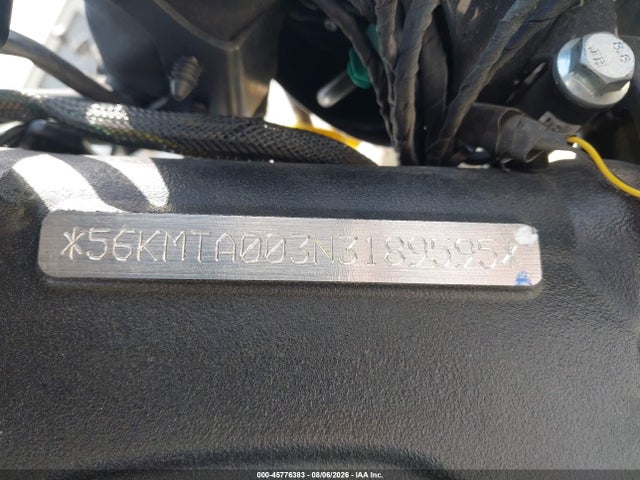 2022 Indian Motorcycle Co. Scout Bobber Abs მანქანა იყიდება აუქციონზე, vin: 56KMTA003N3189595, აუქციონის ნომერი: 45776383