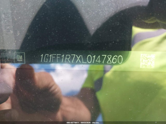 45776411 :رقم المزاد ، 1G1FF1R7XL0147860 vin ، 2020 Chevrolet Camaro Rwd  Lt1 مزاد بيع