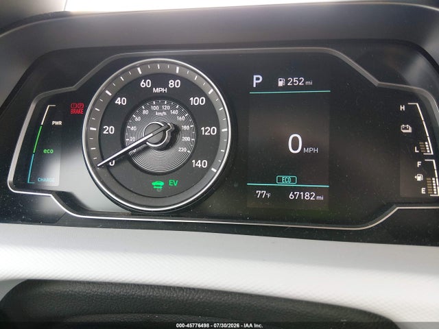 45776498 :رقم المزاد ، KMHC65LC2LU218772 vin ، 2020 Hyundai Ioniq Hybrid Blue مزاد بيع