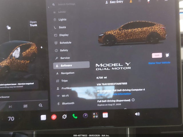 7SAYGDEE3TA697955 Tesla Model Y All-wheel Drive/long Range Launch Series/premium All-wheel Drive