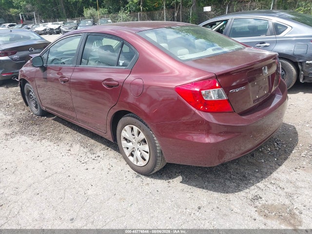 Aukcja sprzedaży 2012 Honda Civic Lx, vin: 2HGFB2F53CH565296, numer aukcji: 45776546