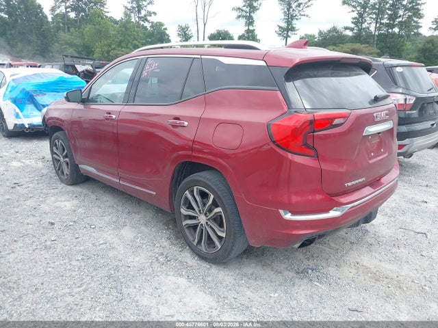 2018 Gmc Terrain Denali მანქანა იყიდება აუქციონზე, vin: 3GKALSEX8JL312590, აუქციონის ნომერი: 45776601