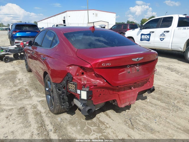 Aukcja sprzedaży 2019 Genesis G70 3.3t Advanced, vin: KMTG34LEXKU026591, numer aukcji: 45776630