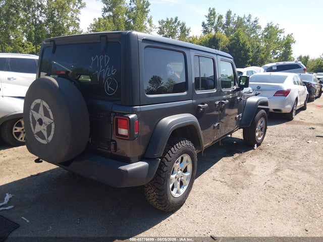 Продажа на аукционе авто 2018 Jeep Wrangler Unlimited Sport 4x4, vin: 1C4HJXDG1JW261054, номер лота: 45776699