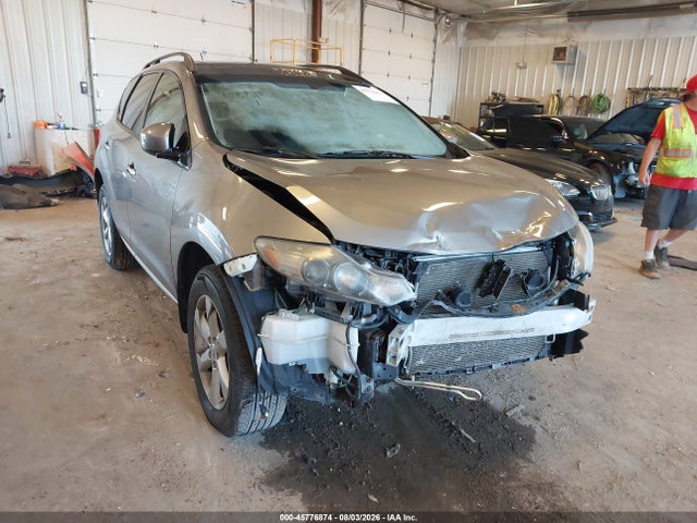 45776874 :رقم المزاد ، JN8AZ1MW9AW104679 vin ، 2010 Nissan Murano Sl مزاد بيع
